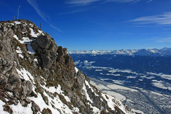 Plano Escénico Hermosas Montañas Nevadas Paisaje Fondo —  Fotos de Stock