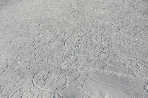 Schnee Bedeckt Boden Winterzeit — Stockfoto