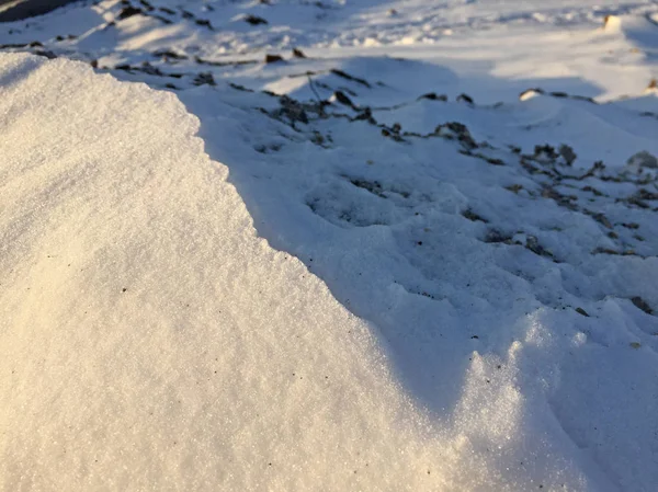 Landschaft Aus Schneebedeckten Bergen Winter — Stockfoto