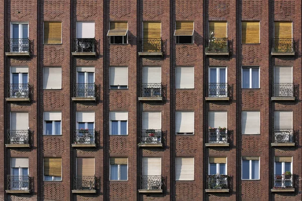 Edificio Moderno Exterior Vista Fachada Arquitectura Ciudad —  Fotos de Stock