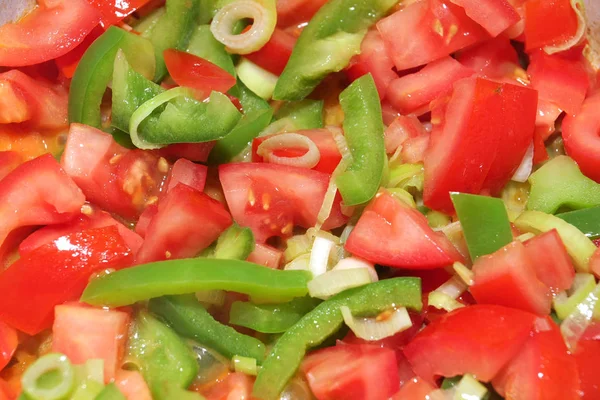 Close Deliciosa Salada Legumes — Fotografia de Stock