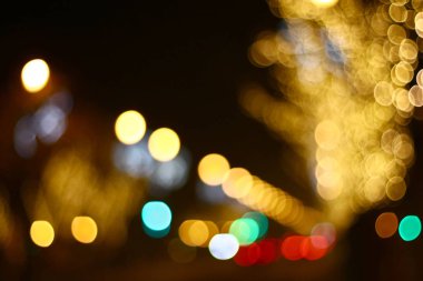 Bokeh efektli bulanık arkaplan