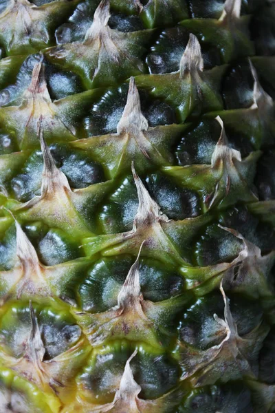 Blízká Střela Lahodného Zralého Ananasu — Stock fotografie