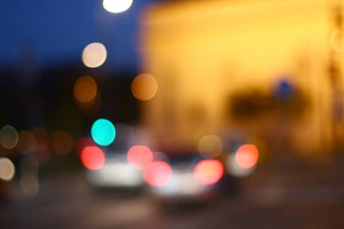 Bokeh efektli bulanık arkaplan