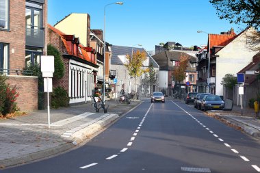 Riga şehrindeki eski kasabanın manzarası