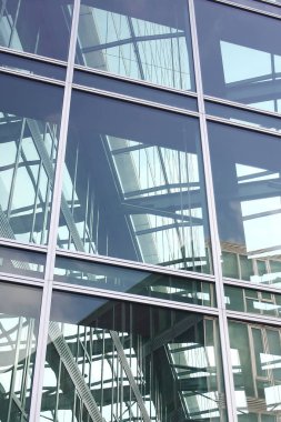 Modern bina dış görünüş, dış görünüş. Şehir mimarisi.