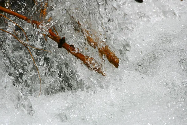 Vista Cerca Cascada Agua — Foto de Stock