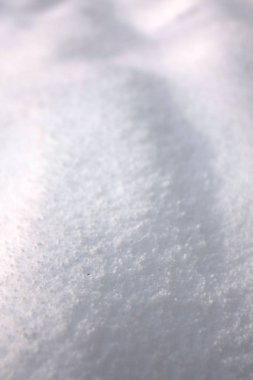 Beyaz kış karının yakın görüntüsü