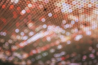 Kırmızı kahverengi beyaz bokeh dokusunun yakın görüntüsü