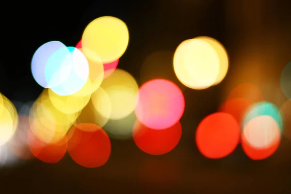Renkli Bokeh Işıklarının Bulanık Arkaplanı — Stok fotoğraf
