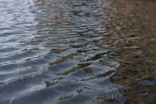Closeup View River Surface Texture — Stock Photo, Image