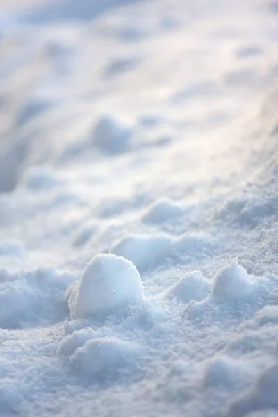 Hóval Borított Föld Téli Idő Szerint — Stock Fotó
