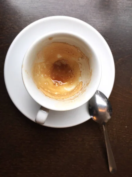 Closeup View Empty Espresso Pot — Stock Photo, Image