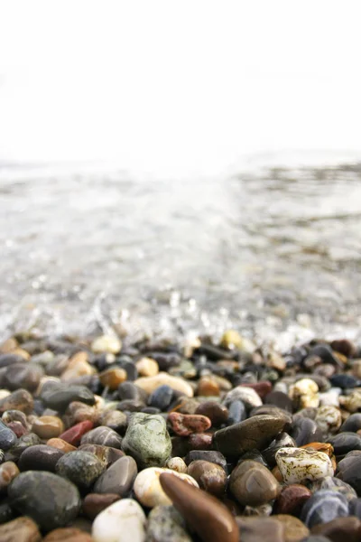 Close View River Shore Pebbles — Stock Photo, Image