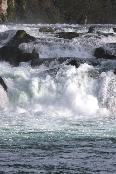 Naturskön Bild Vackra Bergs Vattenfall — Stockfoto