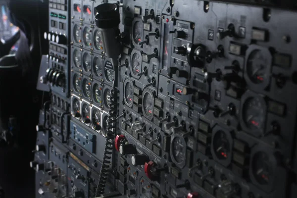 Closeup View Instrument Cluster Panel — Stock Photo, Image