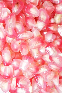 lezzetli olgun nar tohumları tam kare çekim