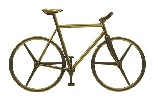 Bicicleta Diseñada Renderizado Ilustración —  Fotos de Stock