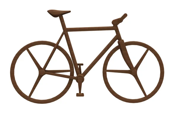 Tervezett Kerékpár Render Illusztráció — Stock Fotó