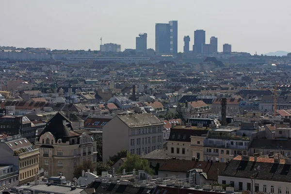 Vienna Aerial View Skyscrapers — Stock Photo, Image