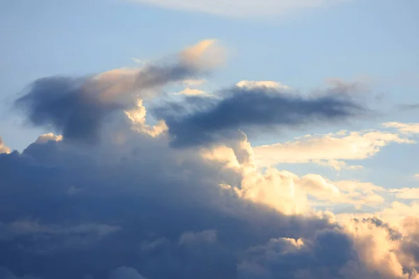 Vacker Solnedgång Himlen Vacker Utsikt — Stockfoto