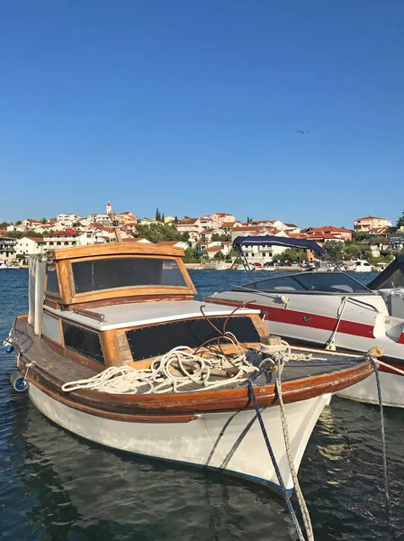 Schilderachtig Uitzicht Boten Haven — Stockfoto