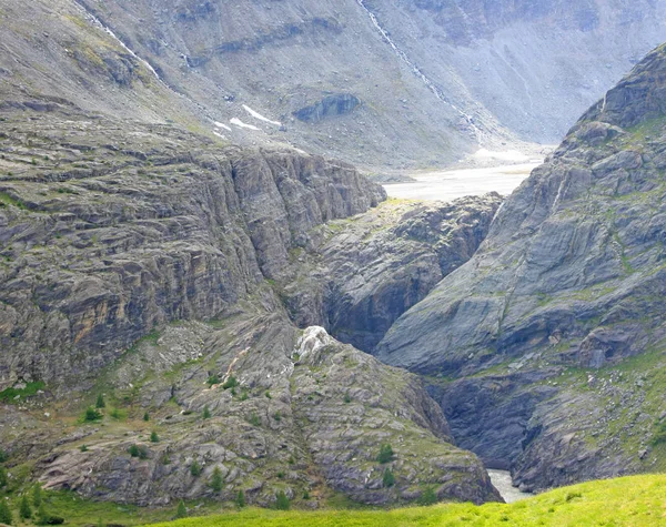 Plan Panoramique Belle Montagne Rocheuse Pour Arrière Plan — Photo