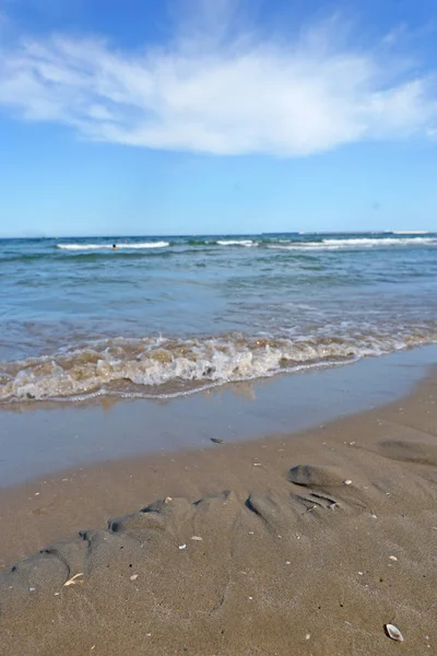Schilderachtige Foto Van Prachtige Blauwe Zee — Stockfoto