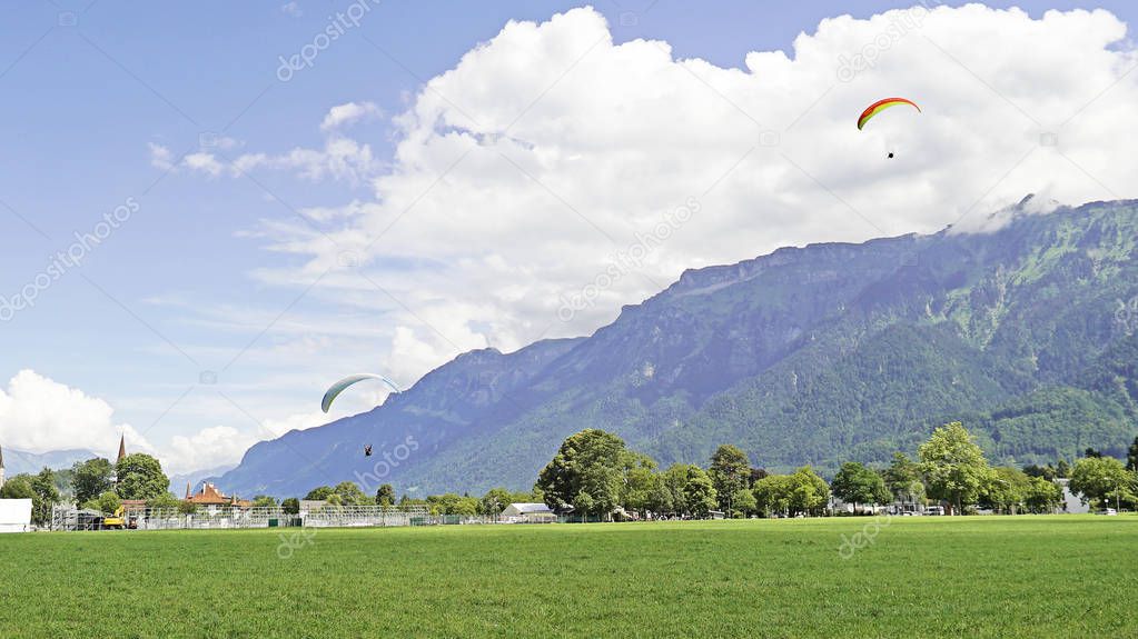 scenic shot of beautiful mountain landscape for background