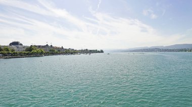 güzel mavi deniz manzara çekim