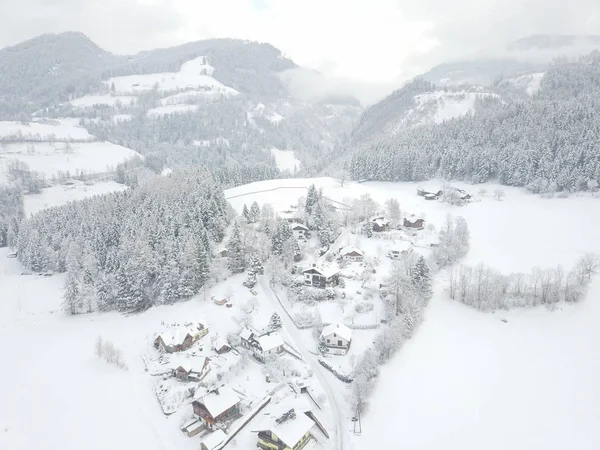 美しい雪山の静かなショット — ストック写真