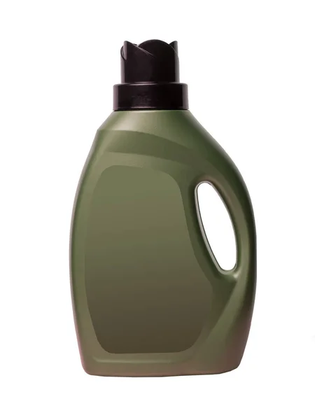 Productos Químicos Para Hogar Botellas Plástico Blanco Con Mango Vector —  Fotos de Stock