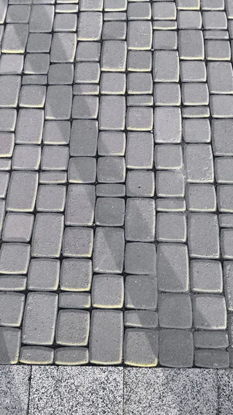Pavimento Moderno Diseño Piedra Gris Geométrico —  Fotos de Stock