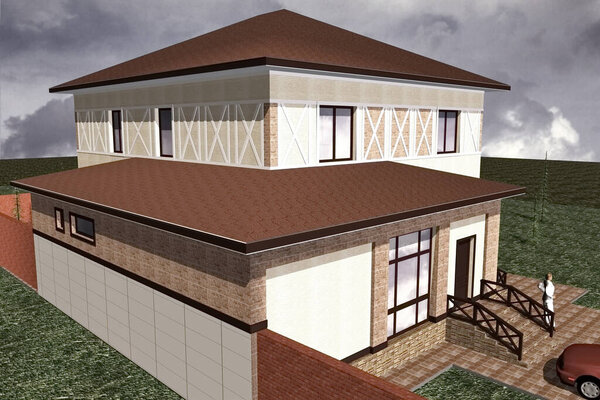 House Cottage Villa is a classic traditional style