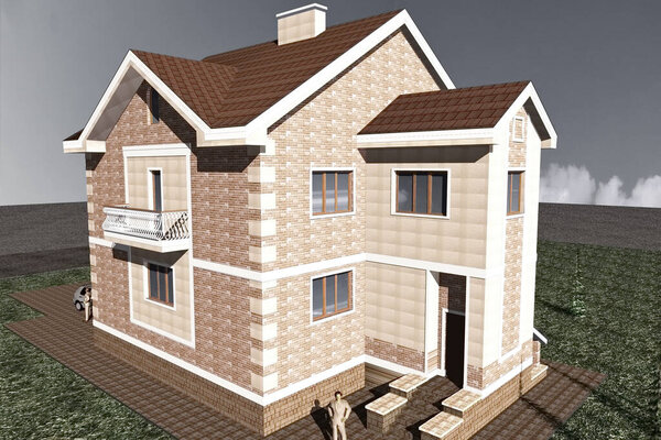 House Cottage Villa is a classic traditional style