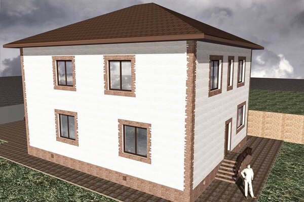 House Cottage Villa is a classic traditional style