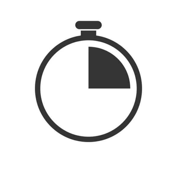 Stoppuhr Sport Geschwindigkeitsmessung Countdown Timer Illustration — Stockvektor