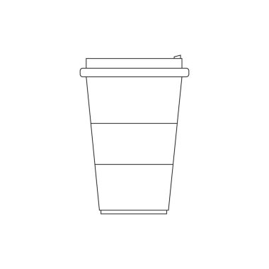 kahve çay beyaz siyah Buhar çizgi simgesiyle