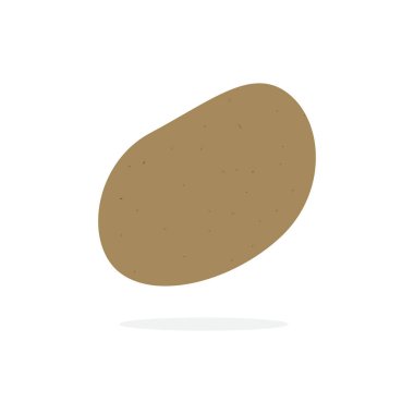 Patates vektör illüstrasyon. Yalıtılmış beyaz arka plan.