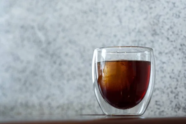 Ein Glas Kalten Brühkaffee Café — Stockfoto