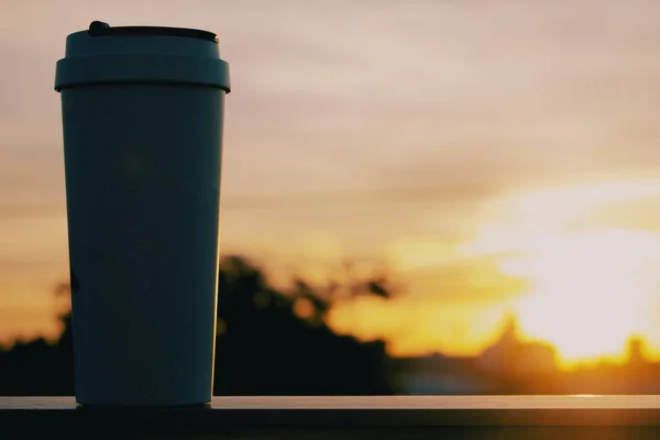 Gunakan lagi cangkir kopi — Stok Foto