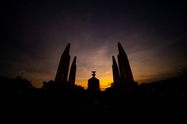 Tayland Demokrasi Anıtı, Bangkok, Tayland, 20 Temmuz 2020