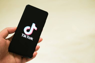 Tik Tok uygulaması akıllı telefonlarda, Bangkok, Tayland, 04 Ekim, 2020