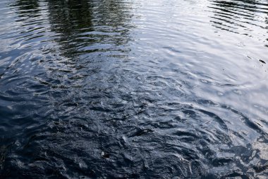 Mavi nehre su damlaları