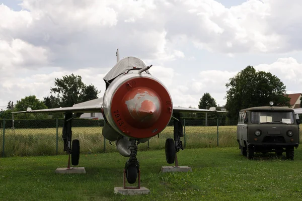 Antiguo Avión Militar Museo — Foto de Stock