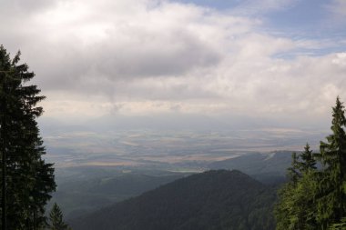 Slovakya 'daki güzel dağ manzarası