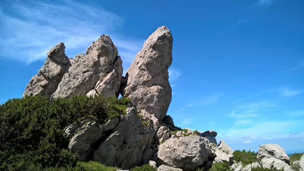 Paisaje Montaña Piedra Durante Día — Foto de Stock
