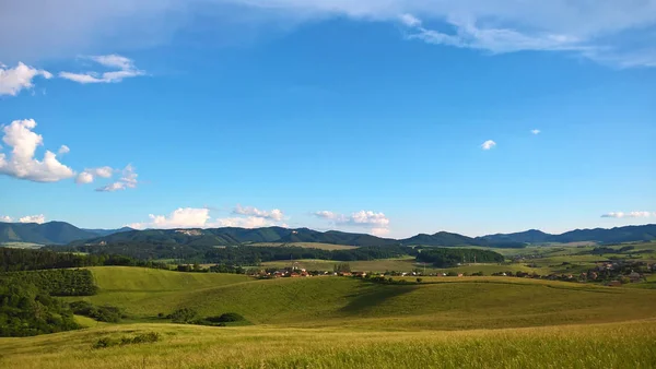 Beautiful meadow landscape in Slovakia
