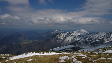 manzara güzel kış dağlar 