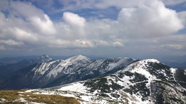 manzara güzel kış dağlar 